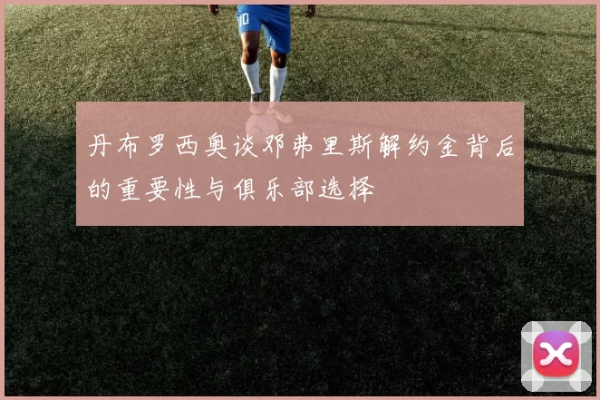丹布罗西奥谈邓弗里斯解约金背后的重要性与俱乐部选择
